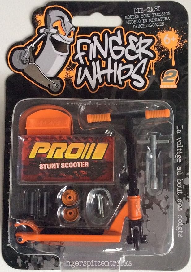 FINGER WHIPS SERIES 2 PRO STUNT SCOOTER PRO ORANGE AND BLACK Amazon