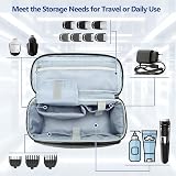 CURMIO Men Grooming Kit Bag Portable Travel Case for Electric Shaver Clipper view 2