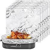 YOUMII 6 Pack Disposable foil Electric Roaster Liners- Fits 14-26 Qt Roasters - Oven Drip Pan Tray for Baking, Roasting, Grilling & Cooking (6)