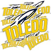 Desert Cactus University of Toledo Sticker UT Rockets Sticker Vinyl Decals Laptop Water Bottle Car Scrapbook T3 (Type 3-1)
