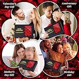 UAVAUI Eternal Flower Rose & I Love You Necklace for Mum, Wife, Girlfriend view 6