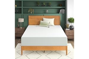 ZINUS 12 Inch Green Tea Memory Foam Mattress, Fiberglass Free, Patented Custom Contour Support, Sturdy Base Foam, CertiPUR-US Certified, Bed-in-a-box, King, White