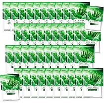 42PCS Aloe Vera Face Mask,Hydrating Facial Sheet Mask Kit for All