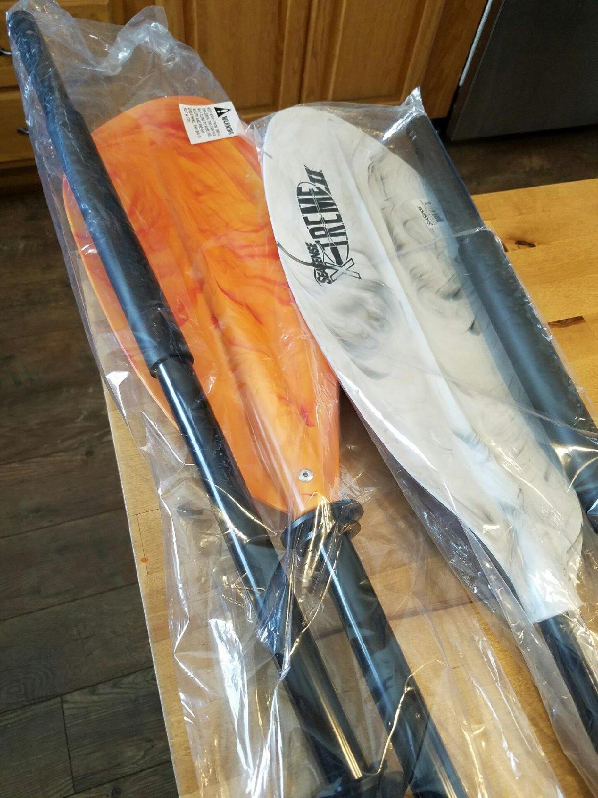 10/mo Finance SeaSense Xtreme 2 Kayak Paddle, 84” Fiberglass Reinforced Nylon Blades, 2