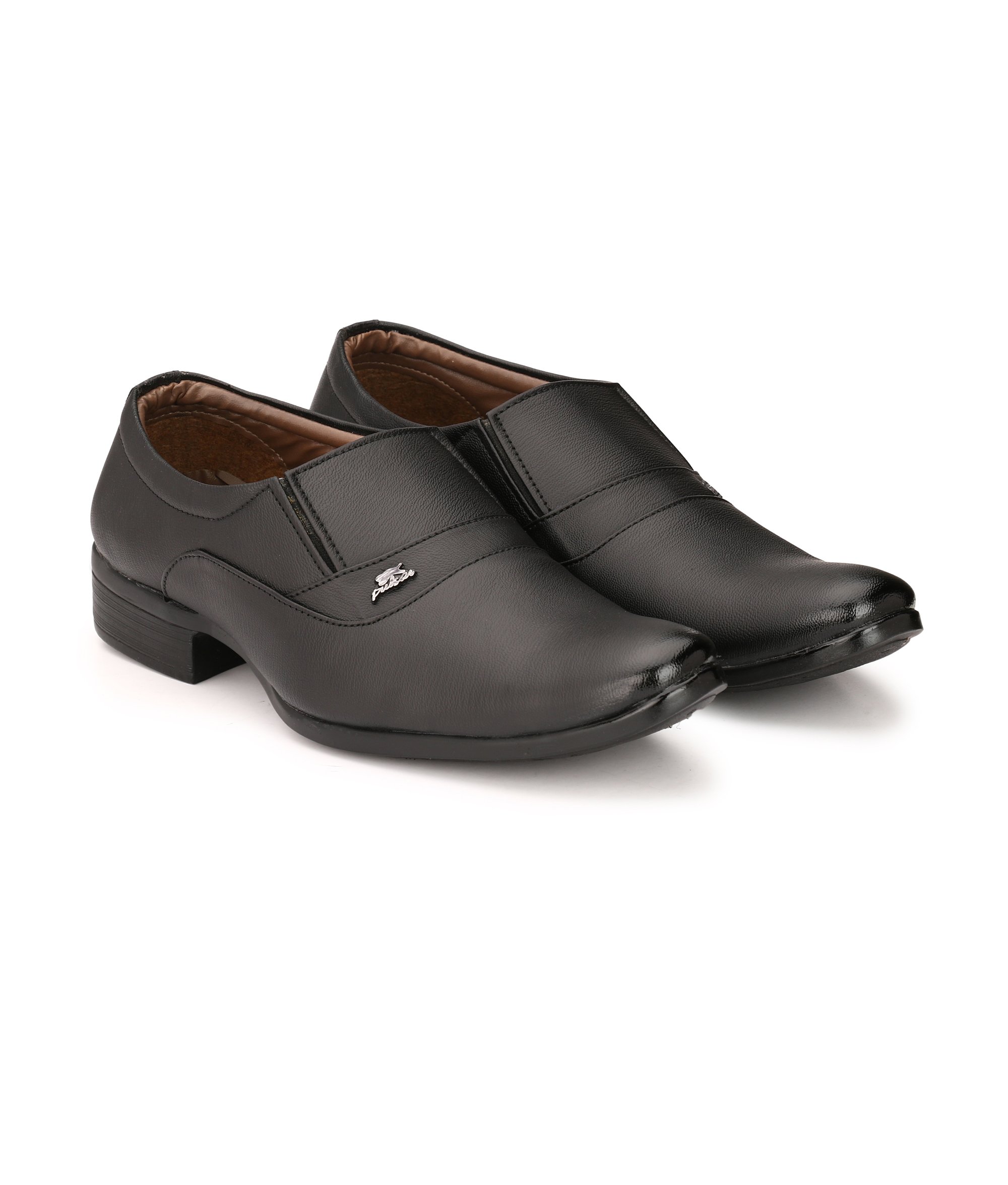 faux leather formal shoes