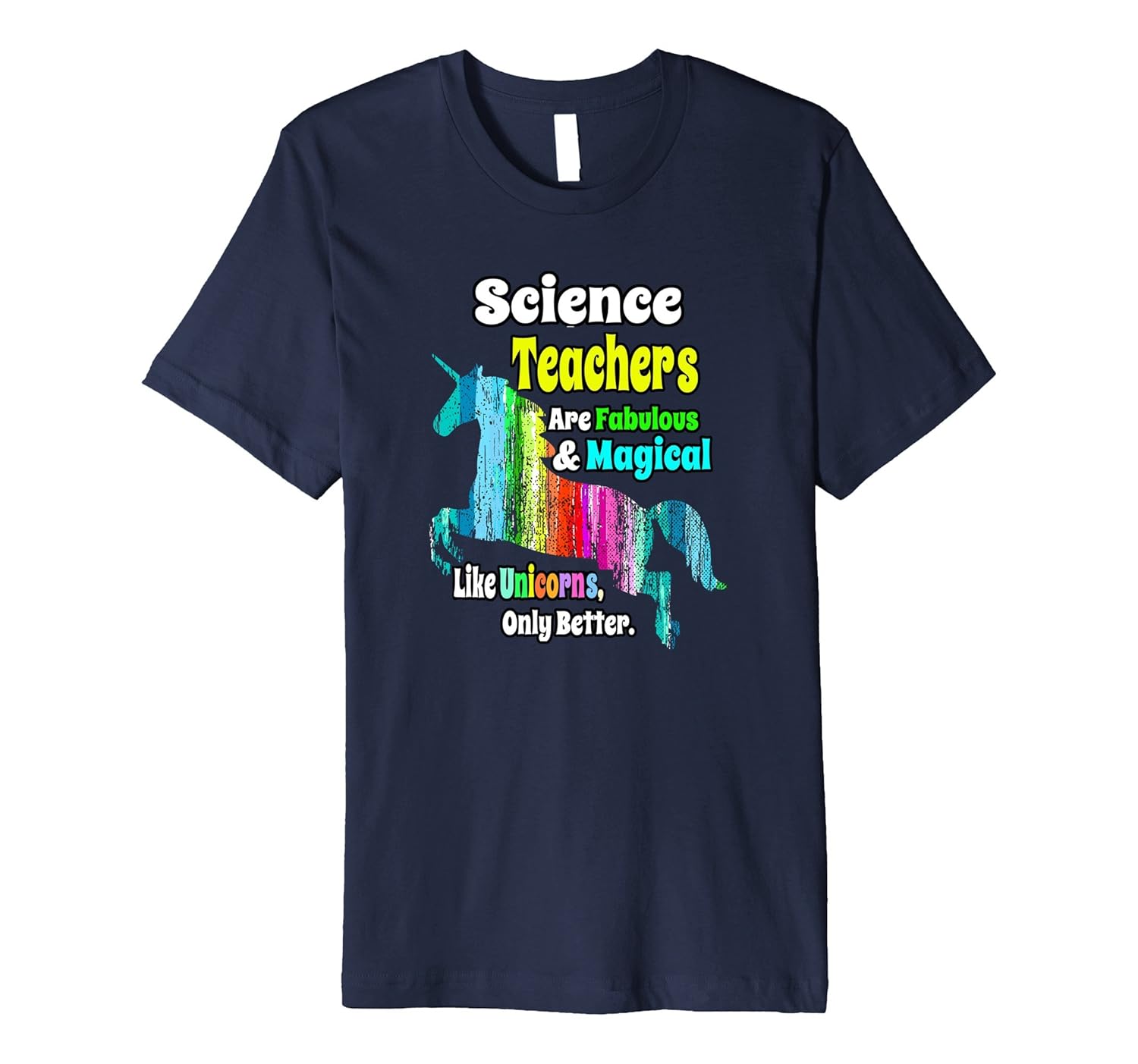 Science Teachers Unicorn Shirt Fabulous and Magical-ANZ