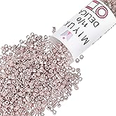 Miyuki Delica Seed Beads – Size 11/0 (1.6 mm), DB0417, Galvanized Steel Dyed, 7.2 g, Approx. 1440 Beads, Made in Japan