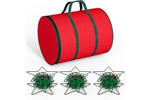 Dicasser Light Storage Zipper Carrying Bag Cord Reel Holder with 3 Green Metal Reels,Tear-Proof 600D Oxford Fabric Reinforced Stitched Handles