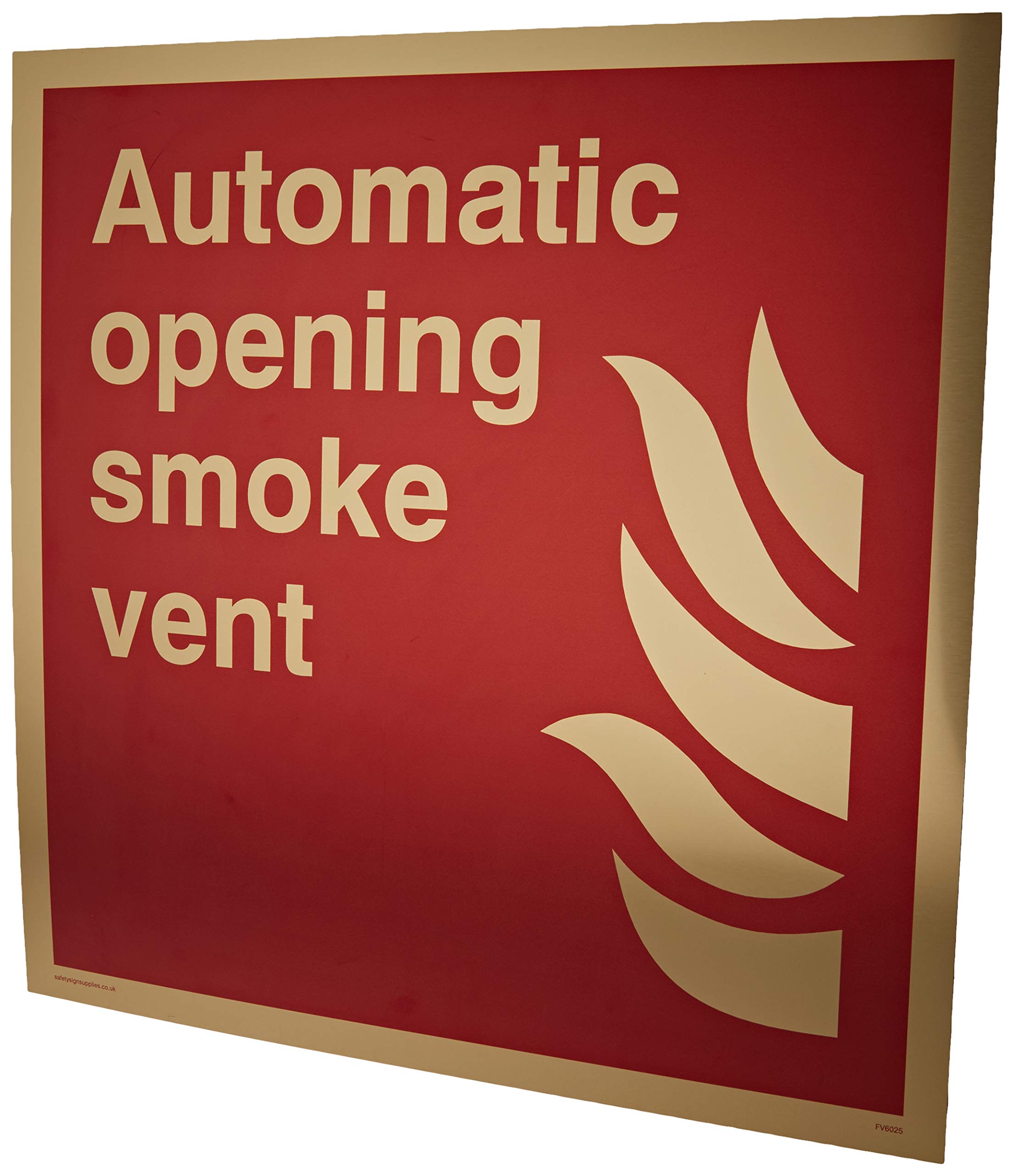 Automatic opening smoke vent