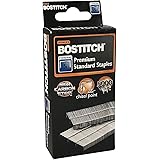Stanley Bostitch Premium Standard Staples, 1/4" (6mm), High Carbon Steel, Chisel Point, 5,000 Per Box (SBS191/4CPR)