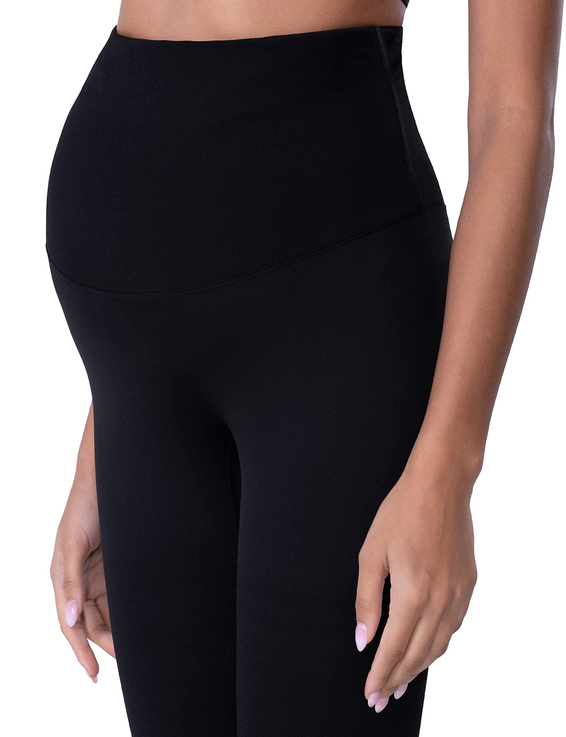 POSHDIVAH Women's Maternity Leggings Over The Belly Pregnancy Yoga Pants Active Wear Workout Leggings