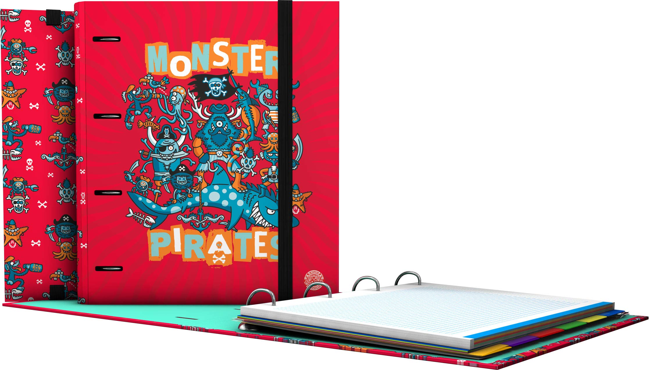 Grafopl醩 88101951 Katuki Saguyaki Collection Folder with, Model Monster Pirates, A4