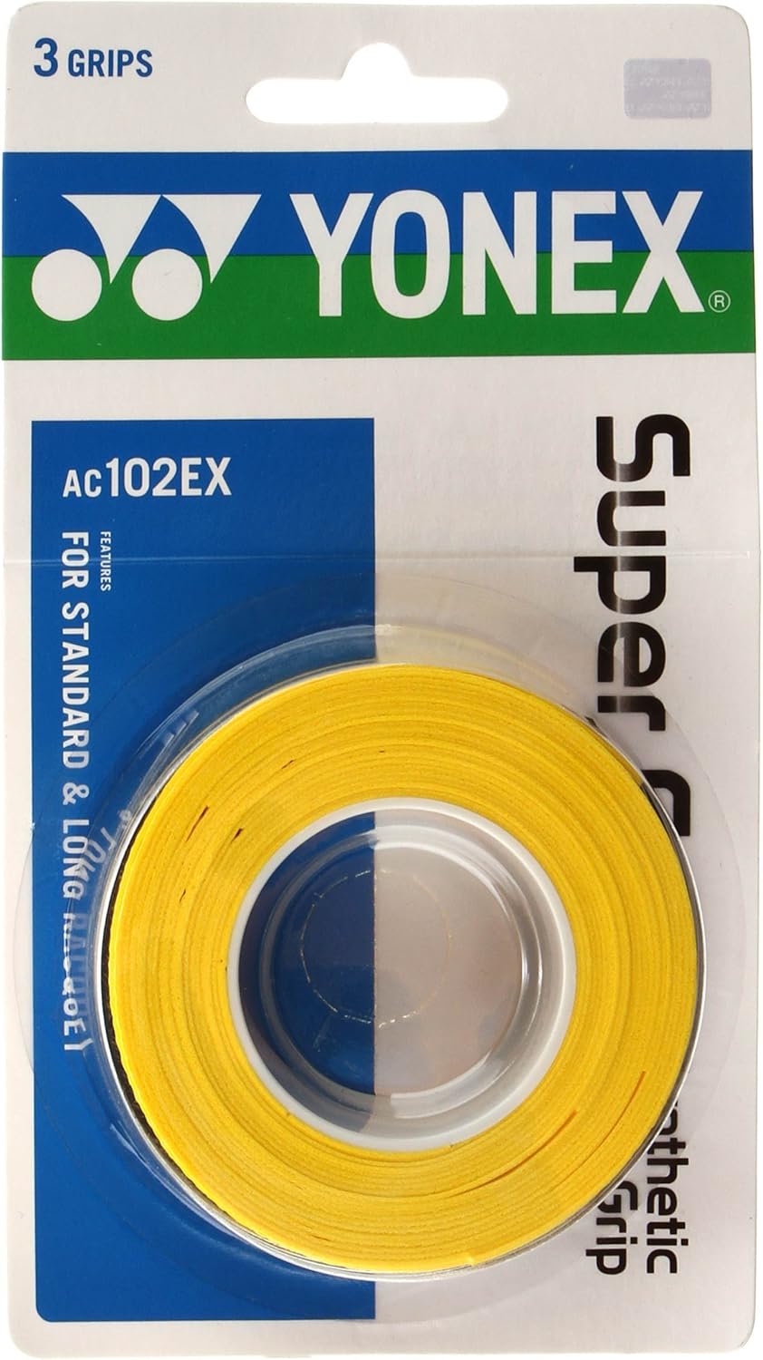 Yonex Super Grap Black 3 Pack : Tennis Racket Grips : Sports & Outdoors