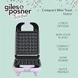 Giles & Posner 3 in 1 Mini Treat Maker 16 Cake Pops 4 Doughnuts Purple view 2