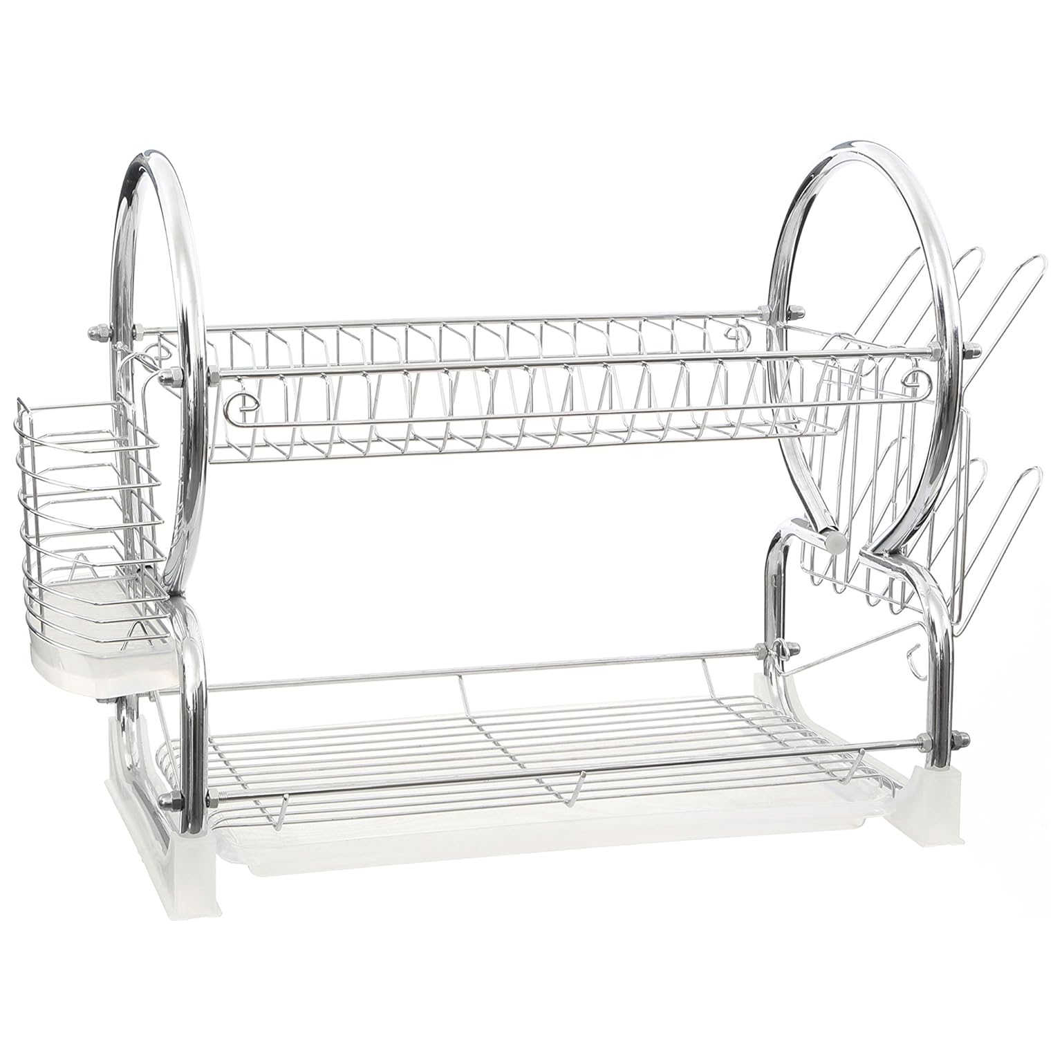 Premier Housewares White 2Tier Dish Drainer