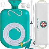 Medi Grade Enema Kit Adults 2 litres Turquoise One Way Valve Hose view 1