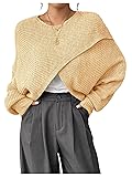 Verdusa Women's Lightweight Asymmetrical Wrap Fall