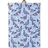 Pigeon Theme Blanket Gifts for Women Girls, Soft Warm Lightweight Flannel Throw Blankets for Living Room Home Sofa Travel Decor 50" x 60"