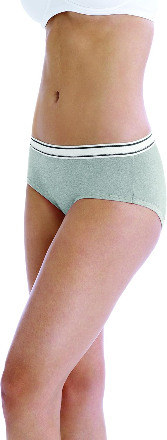 Hanes Women's Cotton Sporty Hipsters with Cool Comfort 6 Pack at  Women’s Clothing store