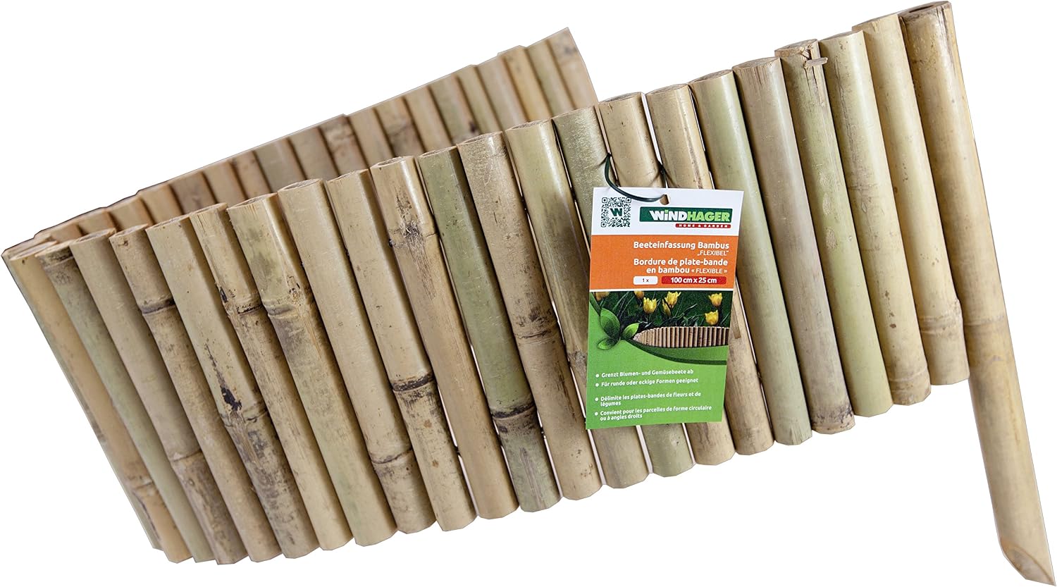 Windhager Borde para Parterre bambú Tipo 3, 35 x 100 cm: Amazon.es ...