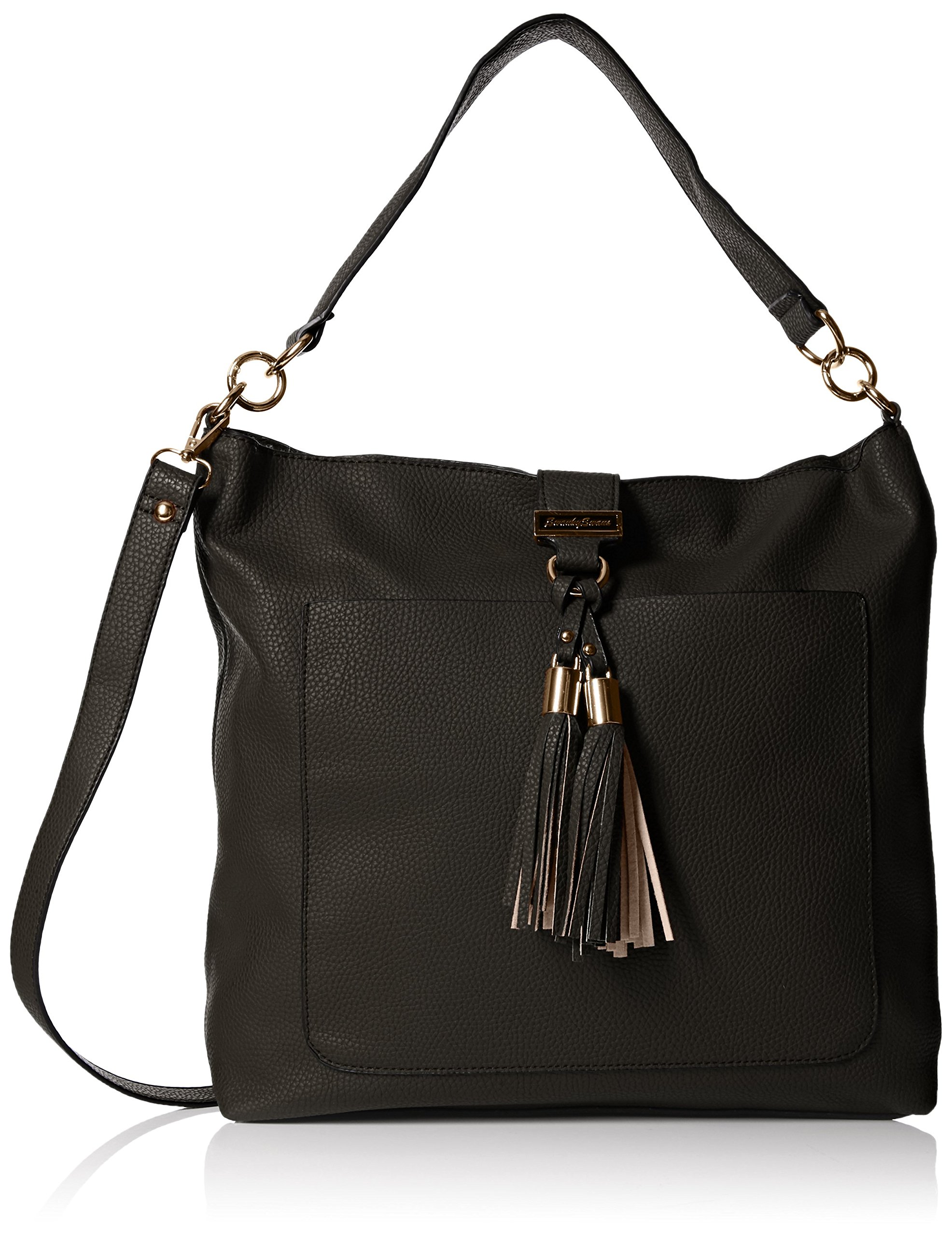 SWANKYSWANS Womens Tasmania Tassel Shoulder Bag Grey