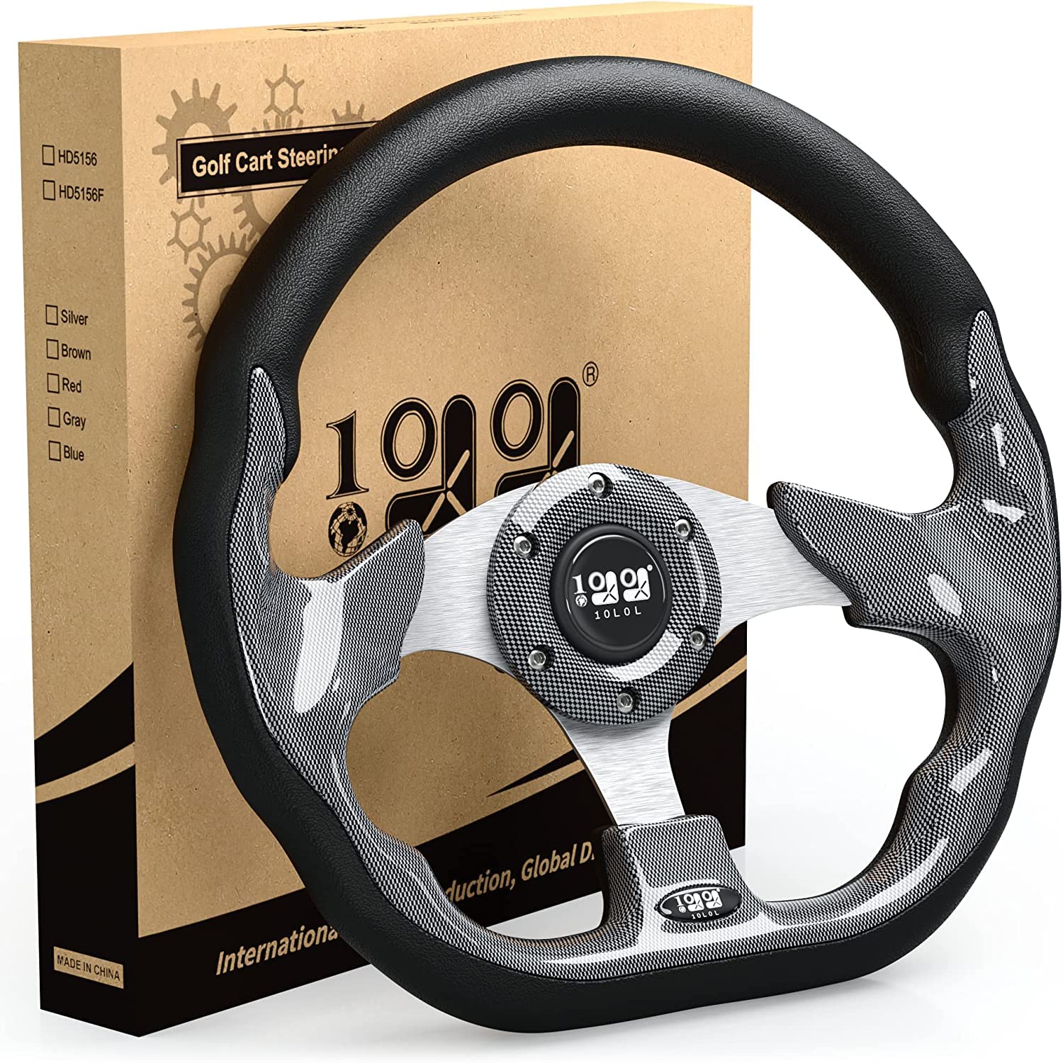 10L0L Golf Cart Steering Wheel, Generic of Most Golf cart EZGO,for Yamaha