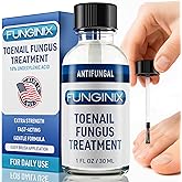 FUNGINIX Toenail Fungus Treatment Extra Strength - Antifungal Nail Treatment With 10% Undecylenic Acid & Tea Tree Oil - Nourished by 15+ Natural Oils & Botanicals - Made in USA (Packaging May Vary)