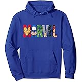 Marvel Logo Avengers Super Heroes Hooded Sweatshirt