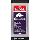 SanDisk ExpressCard - Express Card adapter (Support SDHC, MMC, SD, MS Duo, MS PRO Duo, MM Plus, Memory Stick PRO-HG DUO)