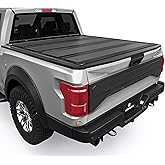 YITAMOTOR Low-Profile Hard Quad-Fold Truck Bed Tonneau Cover Compatible with Ford F-150 F150 2015-2026 and F-150 Lightning 2022-2026 with 5.5 ft Bed