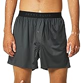Perry Ellis mens Luxe Solid Boxer ShortsBoxer Shorts