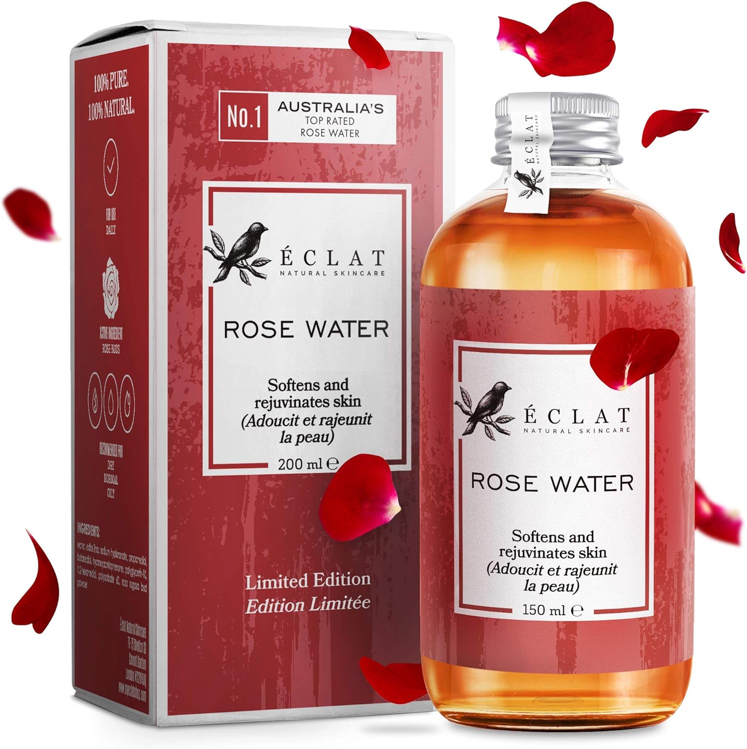 does rose water work as toner