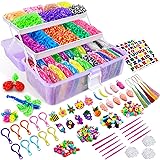 Heyzeibo 14000+ Rubber Band Bracelet Kit with 3