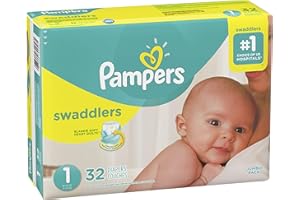 Pampers Swaddlers Newborn Diapers Size 1 32 Count