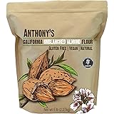 Anthony's Almond Meal Flour, Unblanched, 5 lb, Batch Tested Gluten Free, Keto Friendly