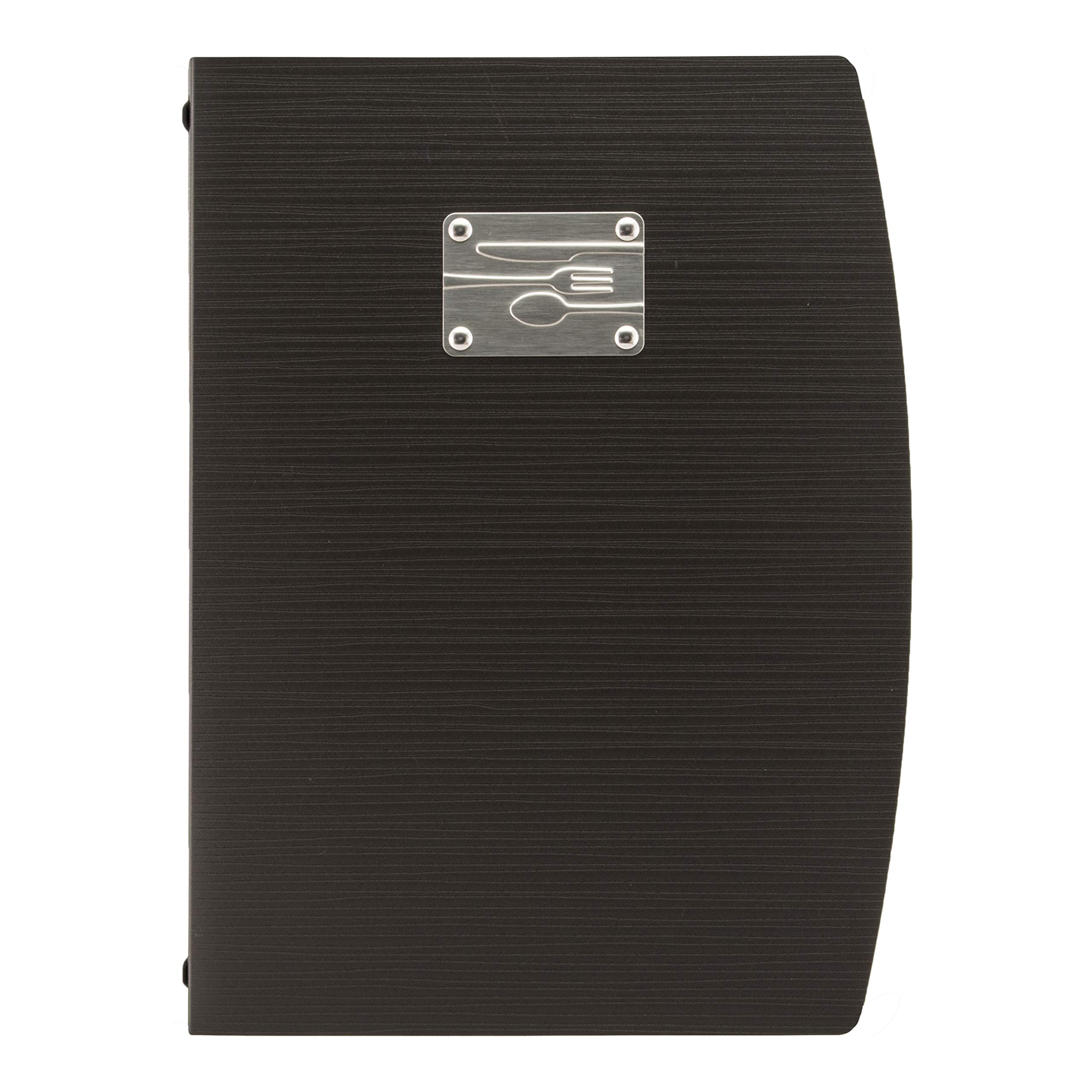 Securit Rio A4 Menu Holder with One Double Insert - Black