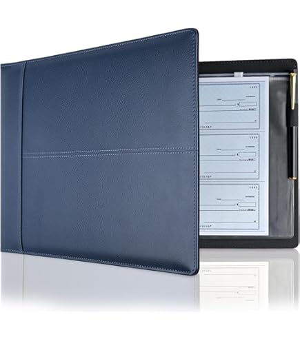 Amazon.com : 7 Ring Executive Business Check Binder 600
