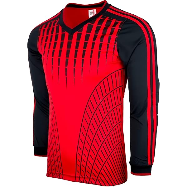 Inhzoy Kids Boys Soccer Goalkeeper Sport Top Long Sleeve Protective Sponge Pads Goalie Jersey Top Football Basketball Game Training Top I.314167836