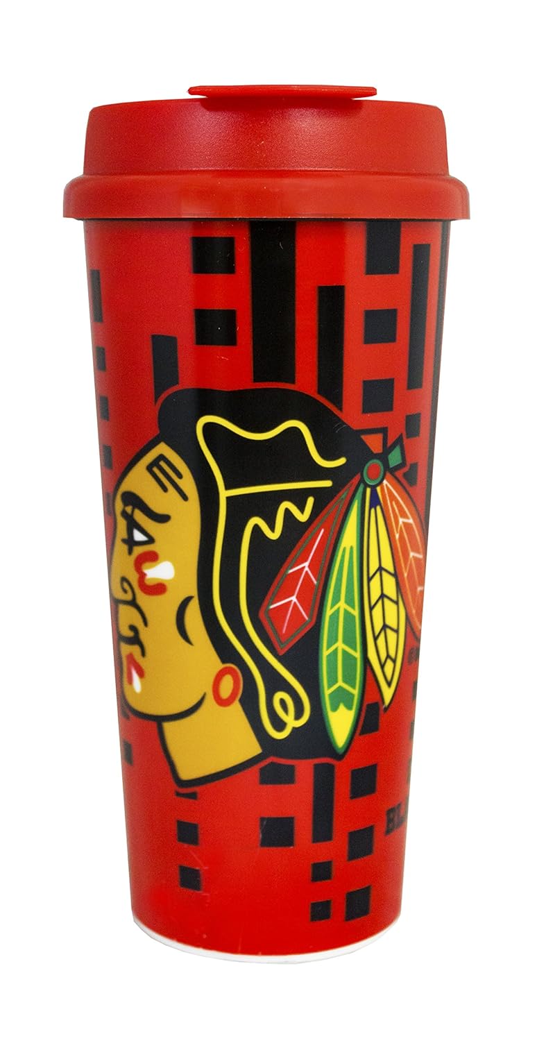 Chicago Blackhawks 16oz Travel Mug