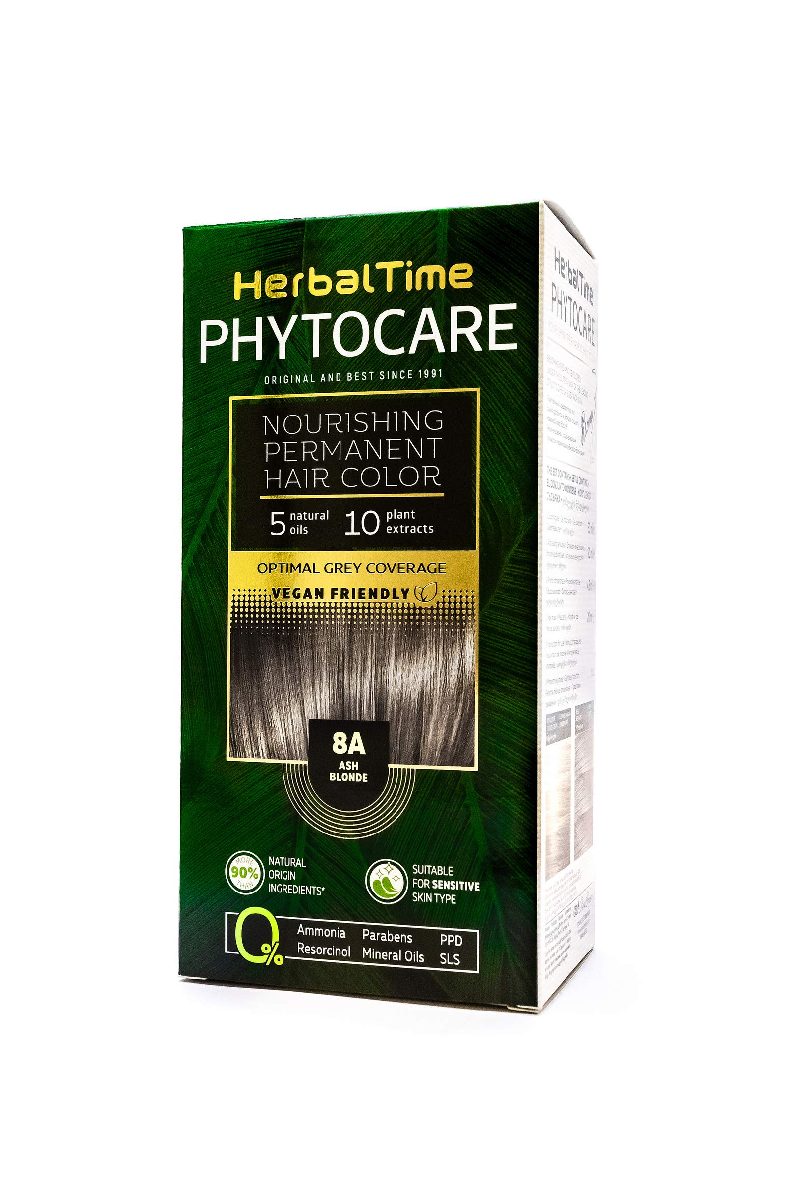 Buy Permanent and nourishing hair dye without ammonia, without PPD, without SLS, without