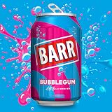 BARR Bubblegum Zero Sugar Fizzy Drink 24 x 330ml Cans view 3