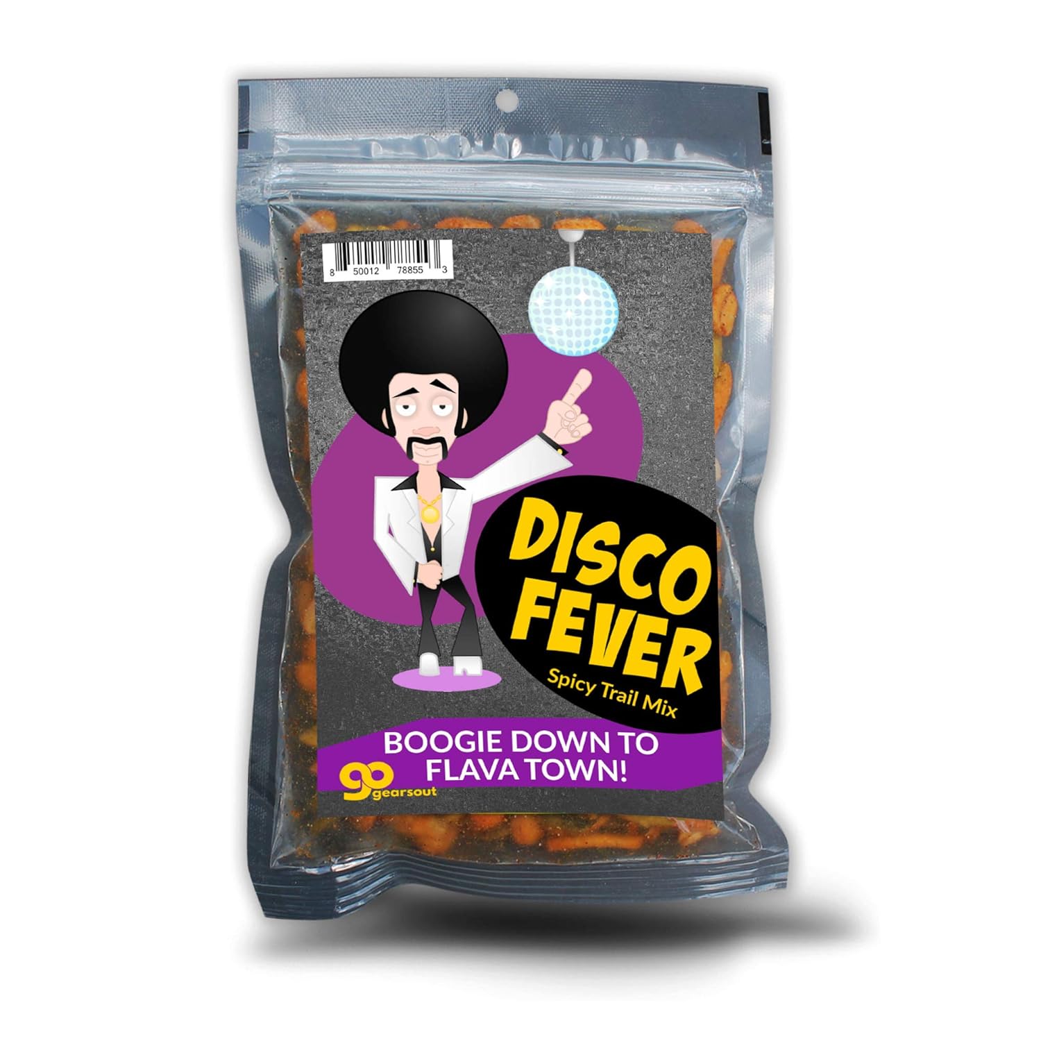 Disco Fever Spicy Trail Mix - Funny Snack Mix for Teens and Adults - Weird Stocking Stuffer, Made in the USA