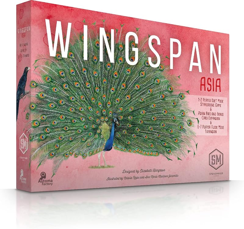 Stonemaier Wingspan Asia Standalone Expansion Board Game 1-7 Players