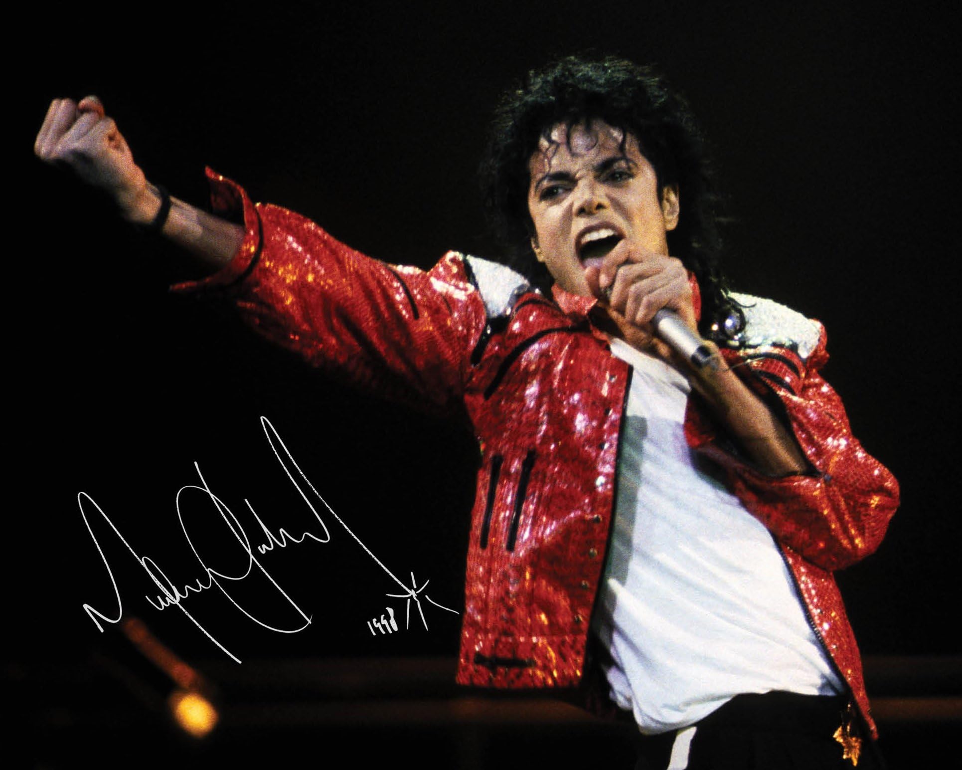 MICHAEL JACKSON #4 | Signed Lab Photo Reprint | 10x8 Size to Fit 10x8 Inch Frames | Lab Quality | Photo Display | Present Gift Collectible
