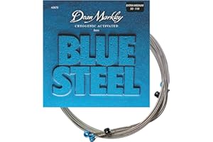 Dean Markley Electric Bass Guitar Strings 2675 Blue Steel Electric Long Scale 50-110 Extra Medium Gauge, Cryogenically Processed for Longer Life