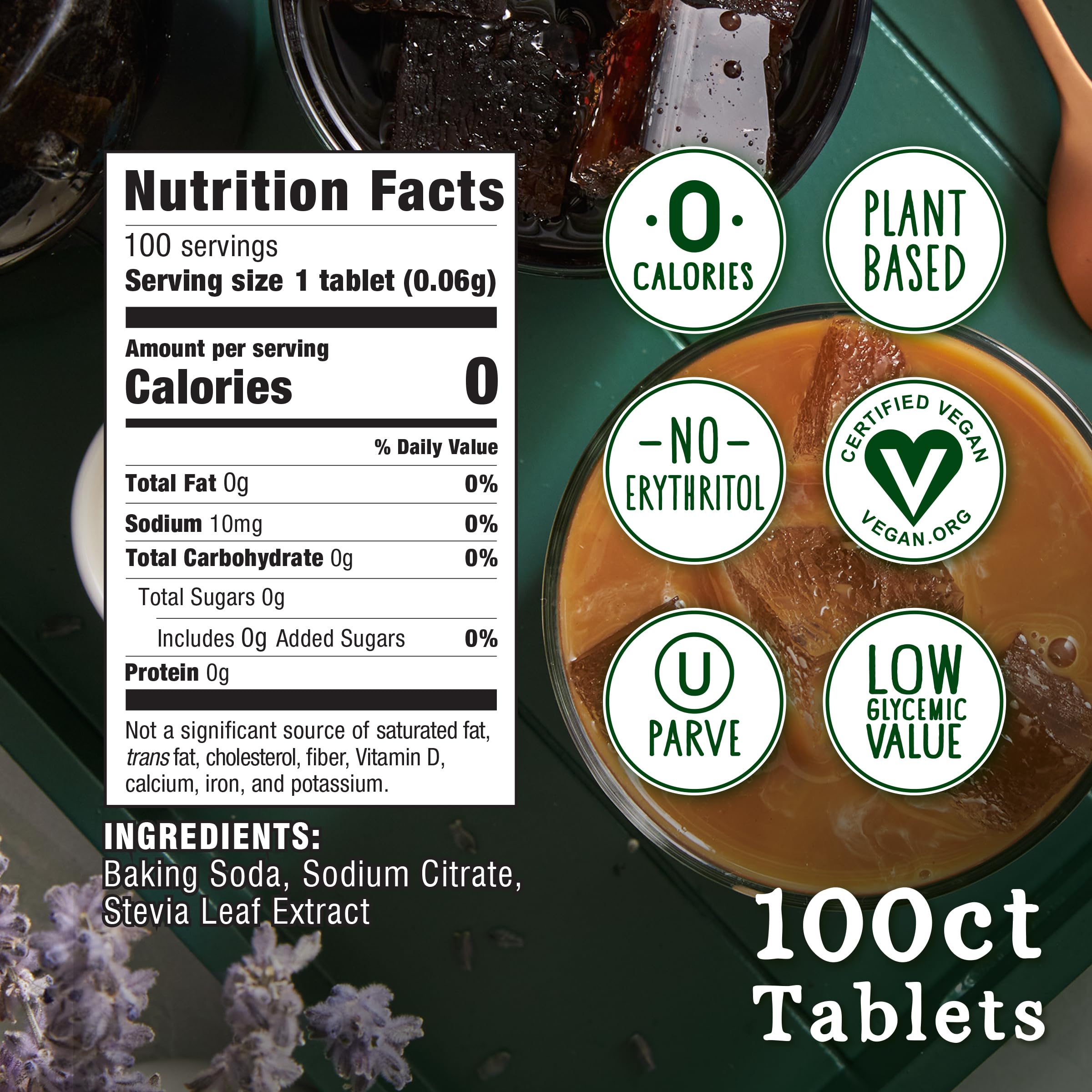Stevia In The Raw Tablets, Zero Calorie Natural Sweetener, Sugar