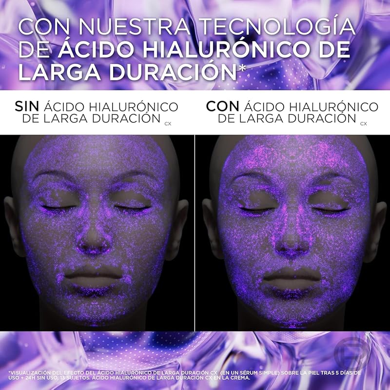 L'oreal paris dermo expertise creme preenchimento intensivo com ácido hialurônico e fps 50, protegendo dos raios uvb e uva, 50 ml (embalagem com 1)