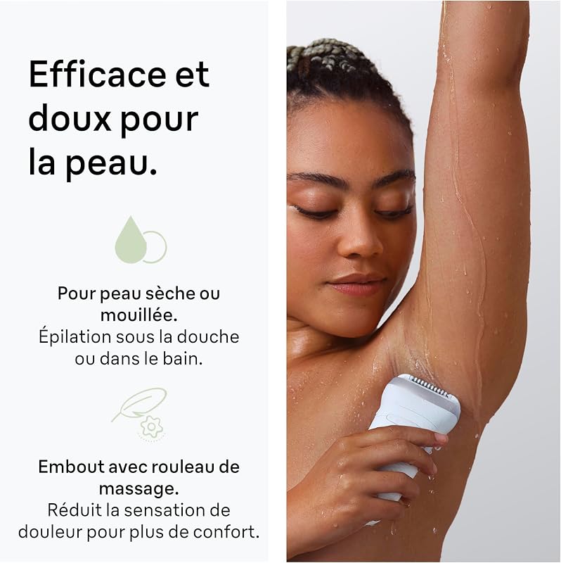 Epilateur Electrique Femme Silk Epil 7 7-241, Argent
