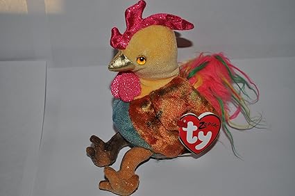 beanie baby rooster value
