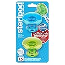 Steripod Clip-on Toothbrush Sanitizer (2 Pack Green and Blue)